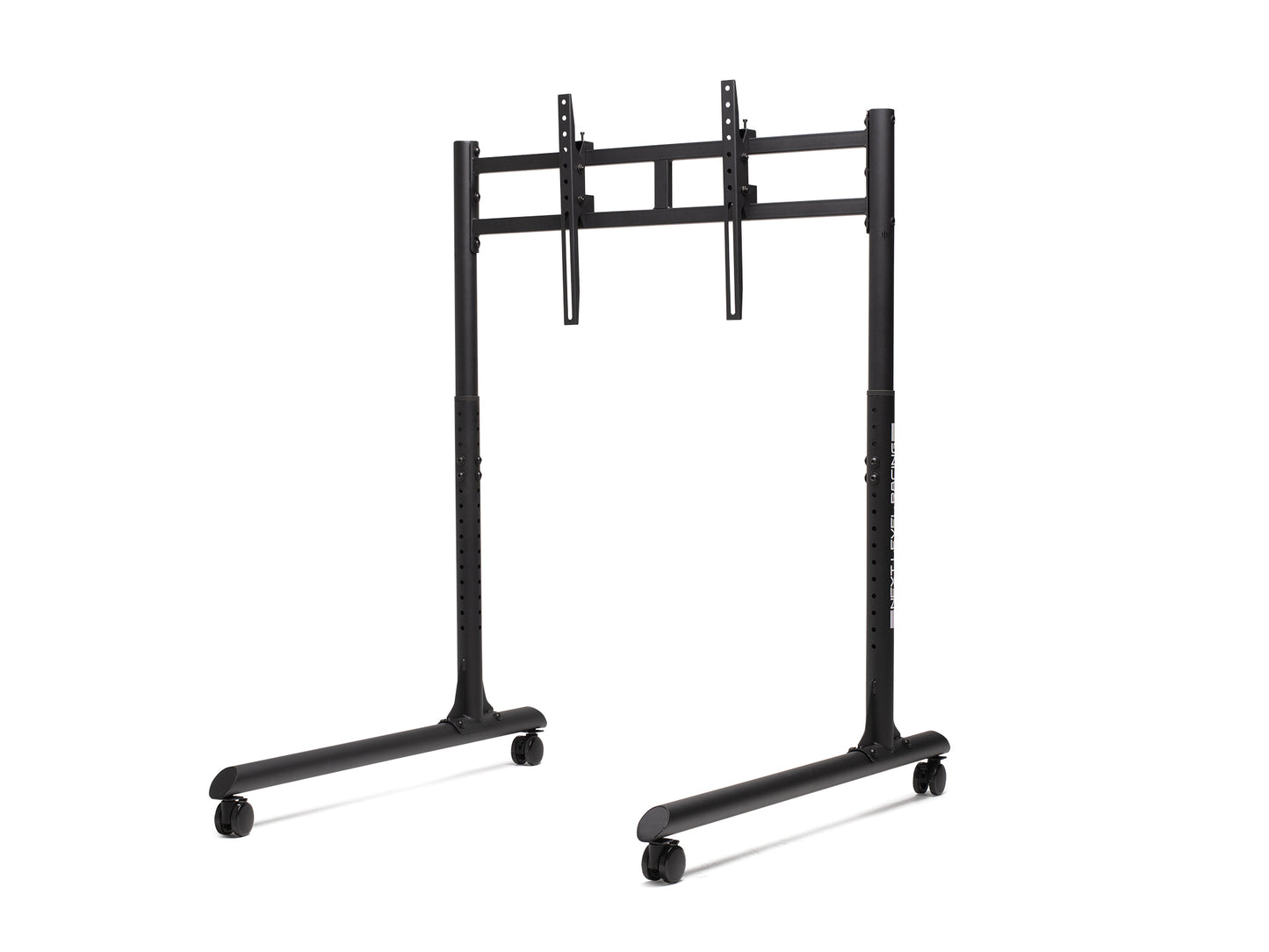 Round Tube Freestanding Single Monitor Stand